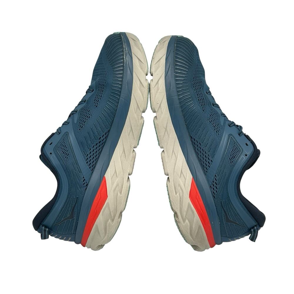 Hoka One One Bondi 7 Mens Size 12.5 Sneakers Gym Running Training Activewear - Picture 4 of 13